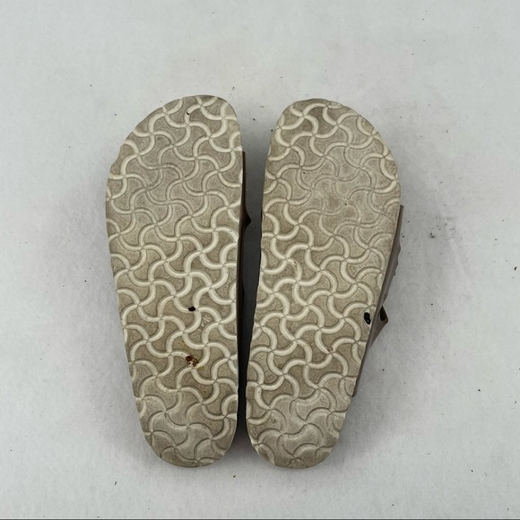 BIRKENSTOCK Womens Florida Birko-Flor Shiny Mauve Pink Triple Strap size: 39 - Picture 2 of 5